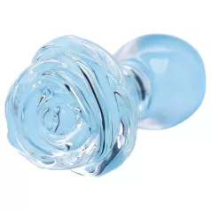 Clarity Utopian Bloom - glass anal plug (clear)
