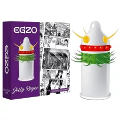 Egzo Jolly Roger - Textured & Dotted Condom (1 pack)