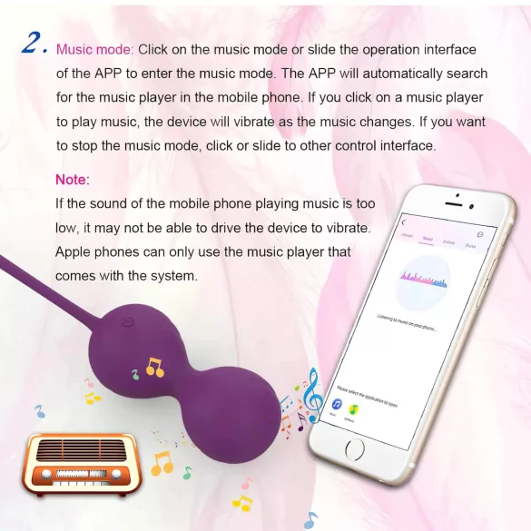 Lonely Winni Smart Vibrating Egg (Pink)