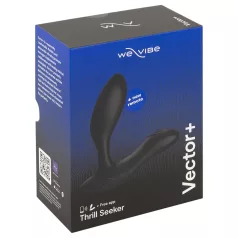 We‑Vibe Vector+ - App‑controlled anal vibrator (black)