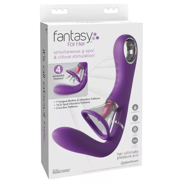 Fantasy For Her – 4-Motor G-Spot & Clitoral Vibrator (Purple)