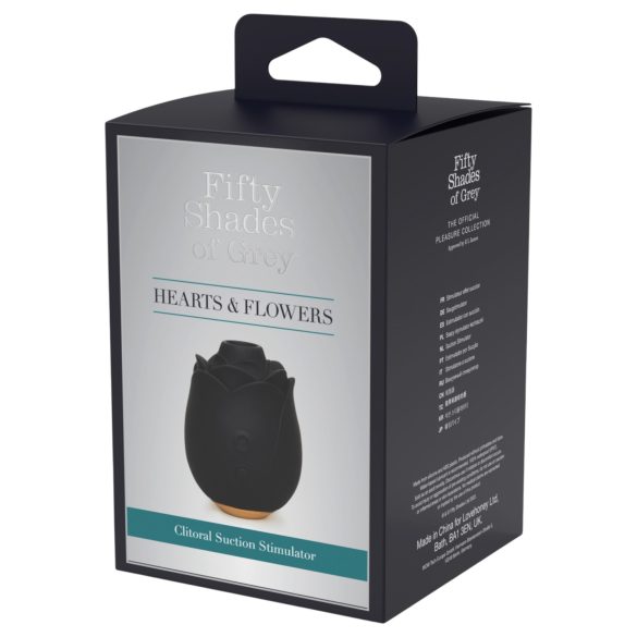 Fifty Shades Grey - Airwave Rose Vibrator (Black)