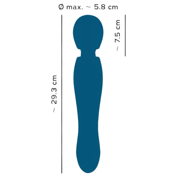 You2Toys Grande - Rechargeable Massager Vibrator (Blue)