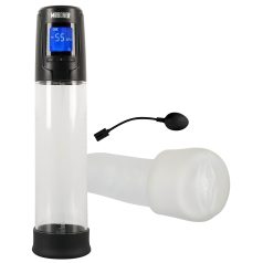   Mister Boner - Rechargeable Automatic Penis Pump (Black-Clear)