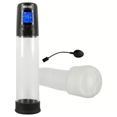   Mister Boner - rechargeable automatic penis pump (black-transparent)