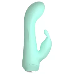   Cuties Mini 4 - Rechargeable, Waterproof, Rabbit Vibrator (Green)