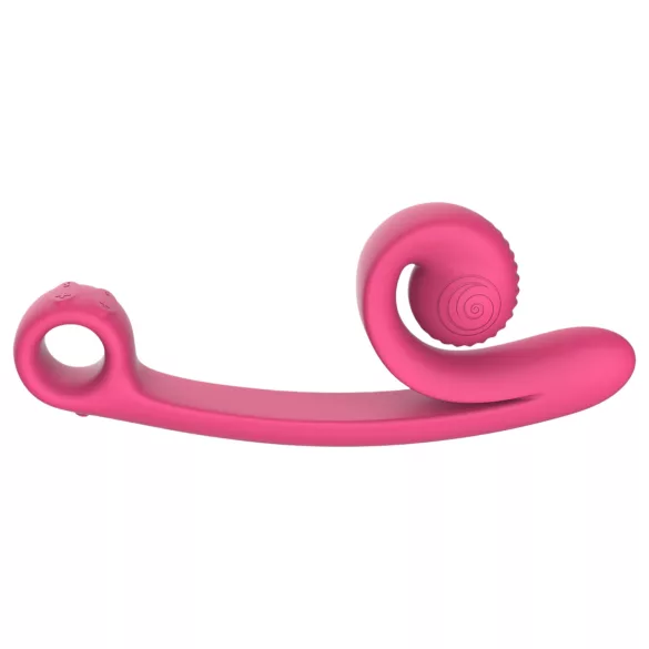 Snail Vibe Curve - 2‑in‑1 Clitoral Vibrator (Pink)