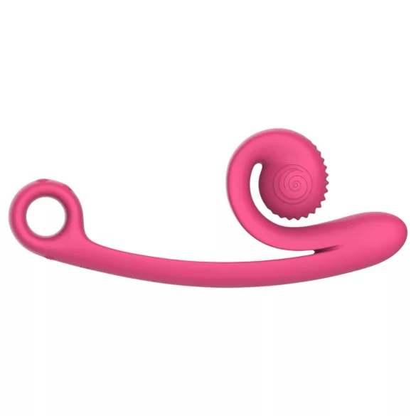 Snail Vibe Curve - 2‑in‑1 Clitoral Vibrator (Pink)