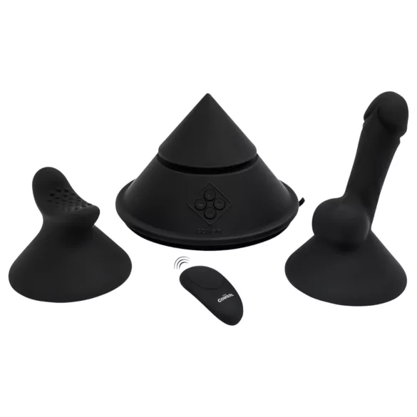 The Cowgirl Cone - smart sex machine with various attachments (black)