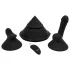 The Cowgirl Cone - smart sex machine with various attachments (black)