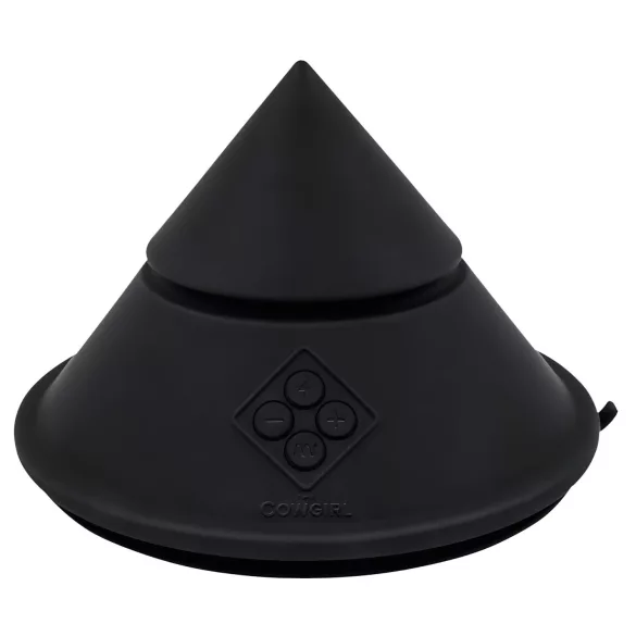 The Cowgirl Cone - smart sex machine with various attachments (black)
