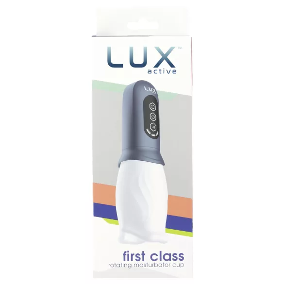 LUX Active First Class - Rotating Head Pleasure Device (White-Grey)