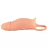 Realistixxx - Natural Vibrating Penis Sleeve with Stimulation Ring