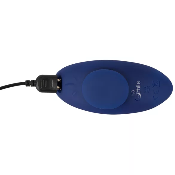 Smile - Extra Thin Remote-Controlled Vibrating Panty (Blue)