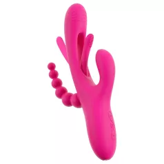 SMILE - triple‑arm, tongue vibrator (pink)