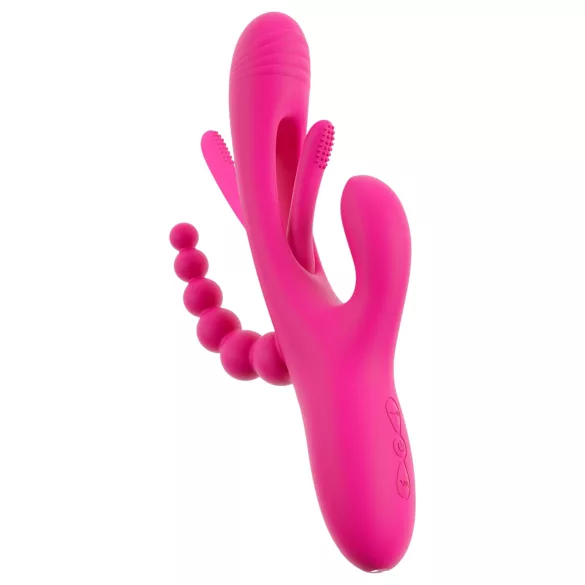 SMILE - triple‑arm, tongue vibrator (pink)
