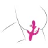 SMILE - triple‑arm, tongue vibrator (pink)