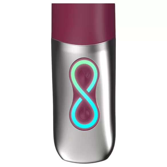 Excellent Power Titanz - rechargeable G-spot vibrator (burgundy)