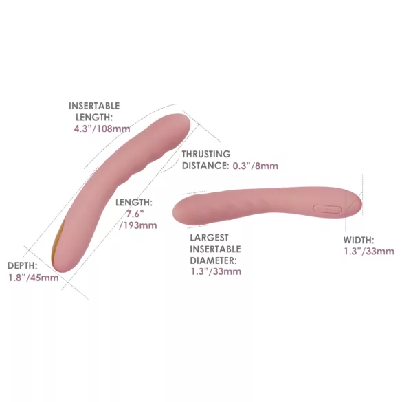 Svakom Ava Neo - Smart Thrusting Vibrator (Pink)