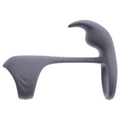 Beau Coeur Vylor - Grey Pleasure Ring with Clitoral Teaser