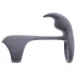 Beau Coeur Vylor - Grey Pleasure Ring with Clitoral Teaser