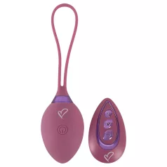   Beau Coeur Rovana - wearable vibrating love egg with remote control (purple)