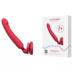 Lovense Mission 2 - smart vibrator with suction cup (red)