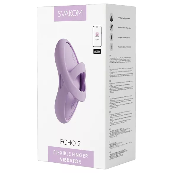 Svakom Echo 2 - Smart Finger Vibrator (Pink)