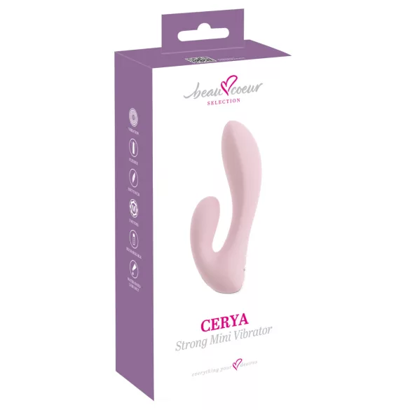 Beau Coeur Cerya - Petite Clitoral Vibrator (Soft Pink)