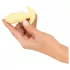 Cuties Mini - Ribbed Vibrating Anal Plug (Yellow)