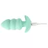 Cuties Mini - Vibrating Rounded Anal Plug (Green)