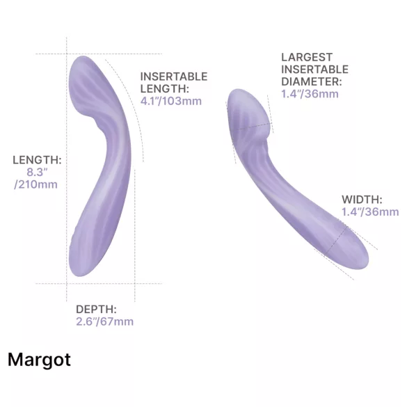 Svakom Margot - Dual Motor G-spot Vibrator (Purple)