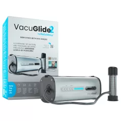 VacuGlide 2 - Luxury Automatic Male Masturbator (Silver)