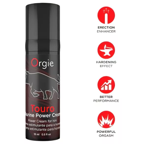 Orgie Touro Power - Erection Boosting Cream (15ml)