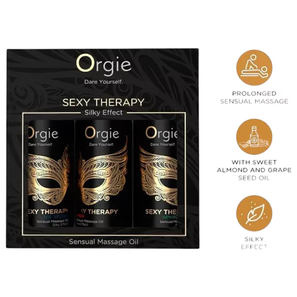 Orgie Sexy Therapy - Sensual Massage Oil Set (3x30ml)
