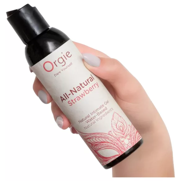 Orgie All Natural - Water-Based Lubricant Gel - Strawberry (150ml)