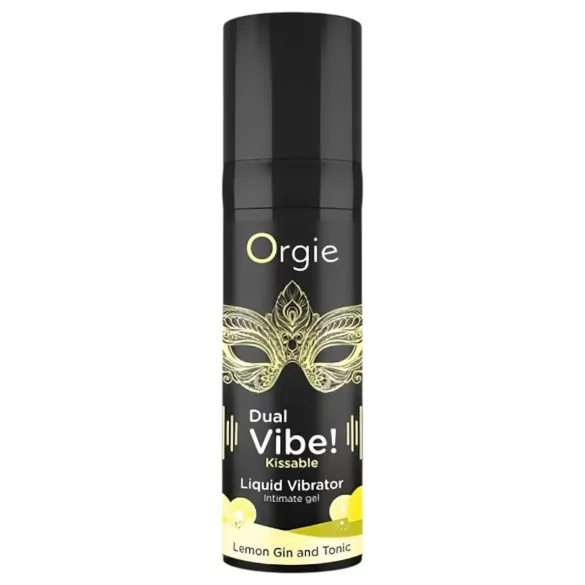Orgie Dual Vibe - Unisex Liquid Vibrator - Gin Tonic (15ml)