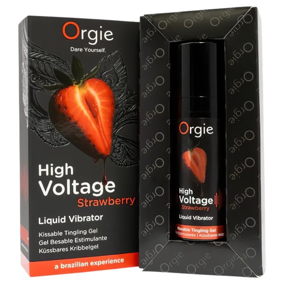Orgie High Voltage - Liquid Vibrator - Strawberry (15ml)