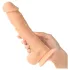 Willie City Luxe - lifelike silicone dildo (flesh-coloured) - 23 cm