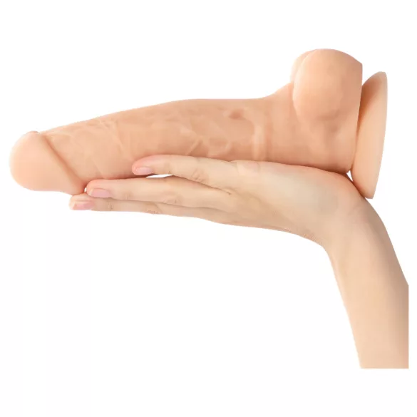 Willie City Luxe - lifelike silicone dildo (flesh-coloured) - 23 cm