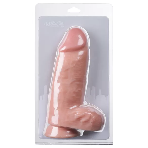 Willie City - thick lifelike dildo (flesh-coloured) - 24.5 cm