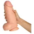 Willie City - thick lifelike dildo (flesh-coloured) - 24.5 cm