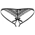 Obsessive Picantina - Double Strap Women's Panty (Black) - L/XL