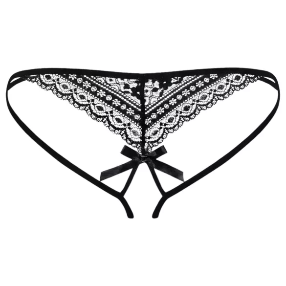 Obsessive Picantina - Double Strap Women's Panty (Black) - L/XL