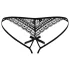 Obsessive Picantina - Double Strap Women's Panty (Black) - L/XL
