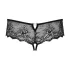 Obsessive Merossa - Sparkling Open Women's Thong - Black - 2XL/3XL