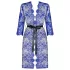 Obsessive Cobaltess - Lace Robe (Blue)