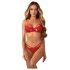 Obsessive Matildea - Lace Bra Set (Red) - L/XL