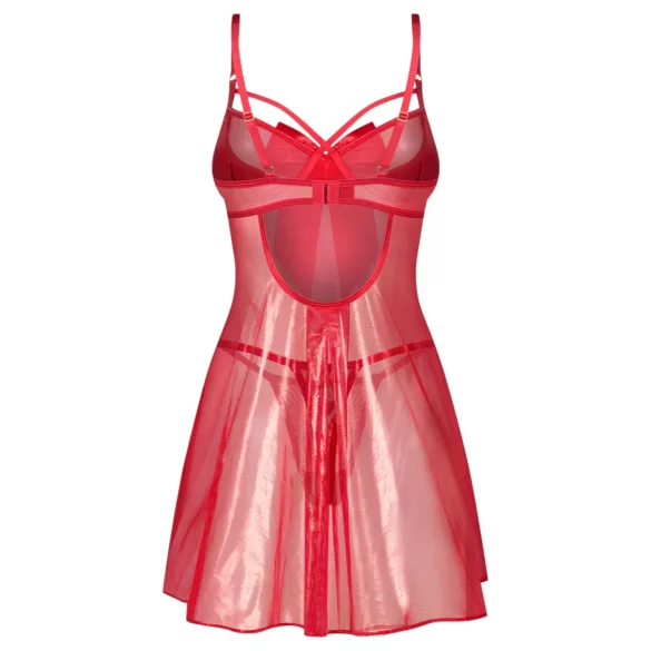 Obsessive Gifty - babydoll and thong set (red)
