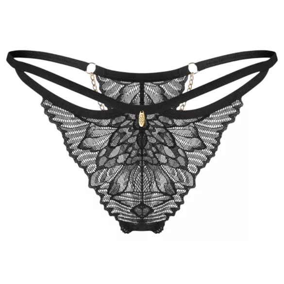 Obsessive Matildea - lace thong (black) - 2XL/3XL